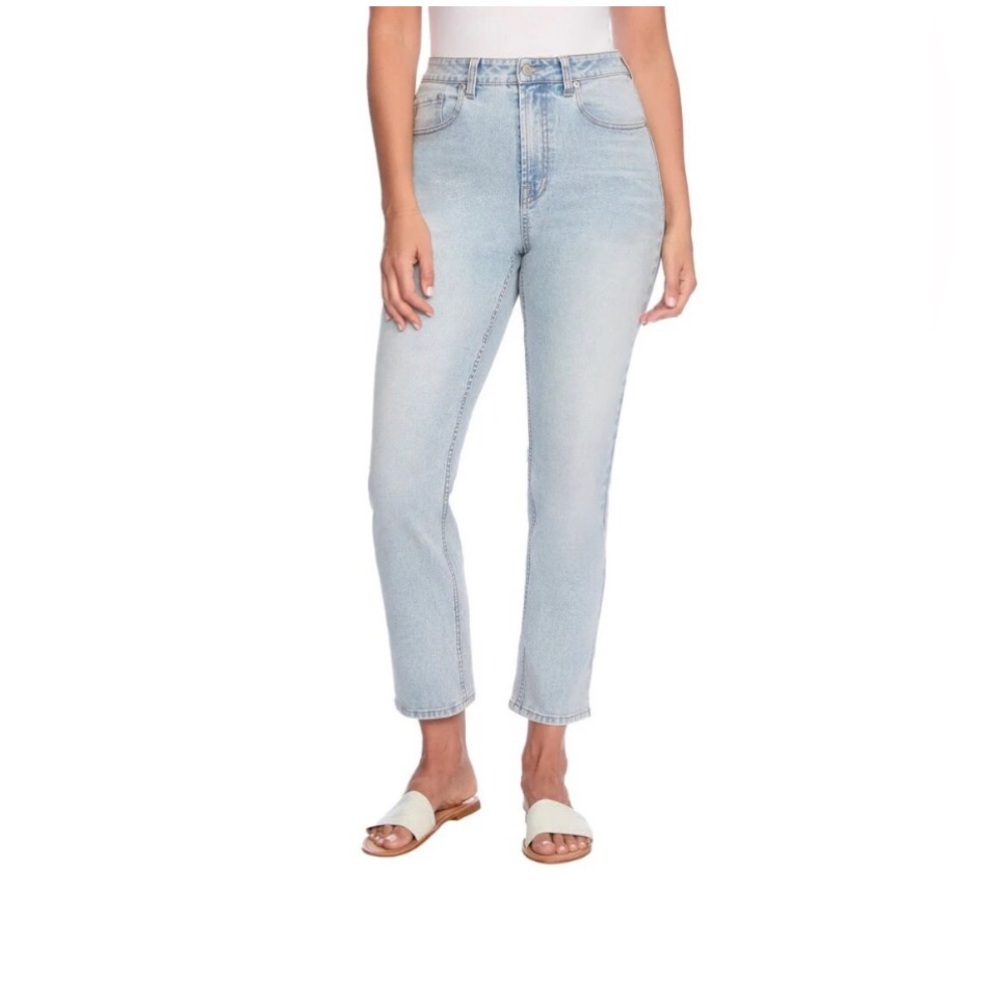 NWOT Frye High Rise Cuffed Crop Light Blue Women's Jeans Size 4/27